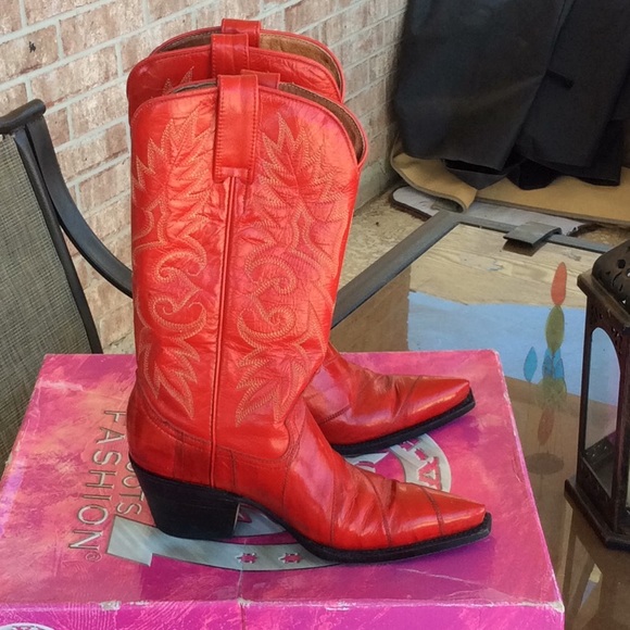 Botas Shoes Ladies Beautiful Eel Skin Cowboy Boots Poshmark